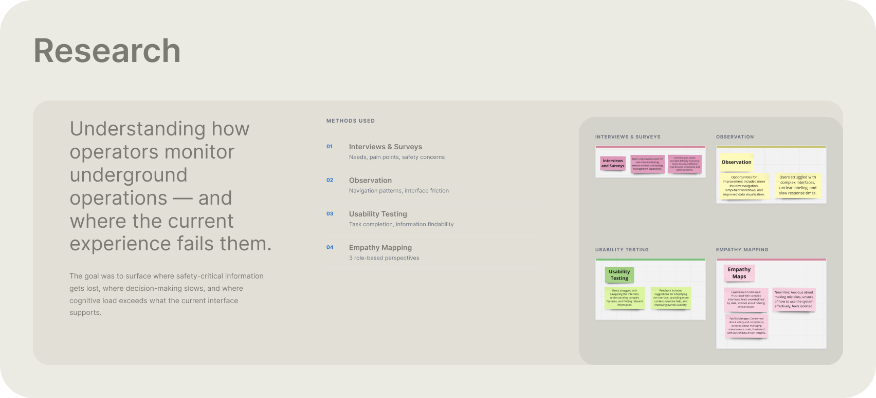Research overview